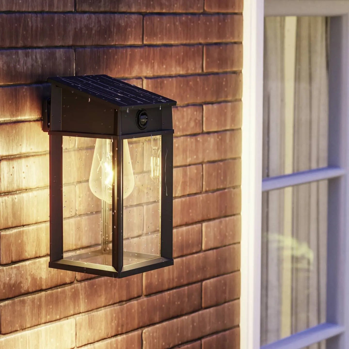 B-Ware Philips Led Geri Solar Außenwandleuchte Lampe Bewegungsmelder Led 3.2 W Schw122 - 8720169361829