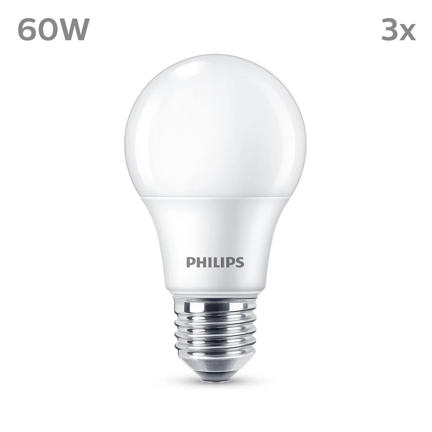 B-Ware Philips Led Lampe Birne E27 8 W 806lm 2700 K Matt 3er Set Warmweiß 5 Sets - 8719514452404