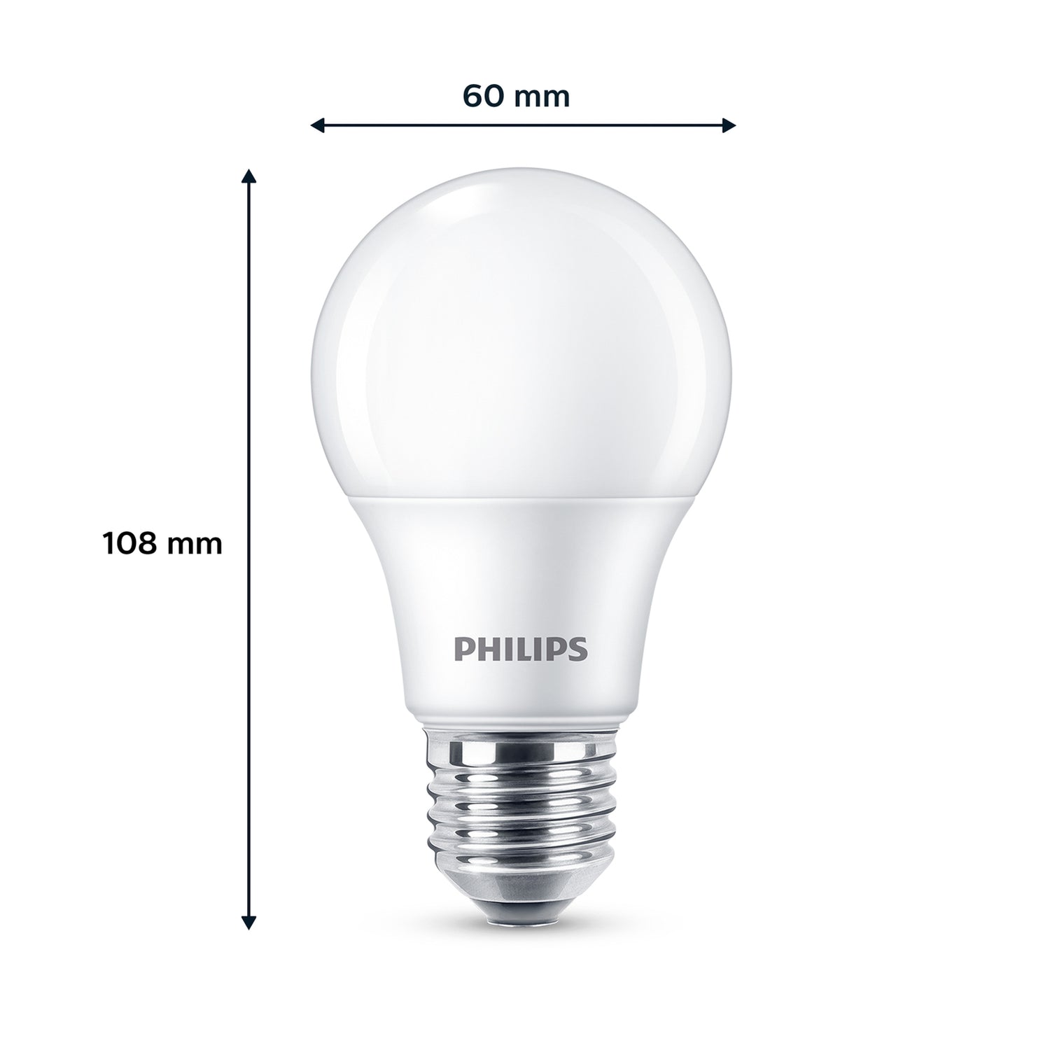 B-Ware Philips Led Lampe Birne E27 8 W 806lm 2700 K Matt 3er Set Warmweiß 5 Sets - 8719514452404