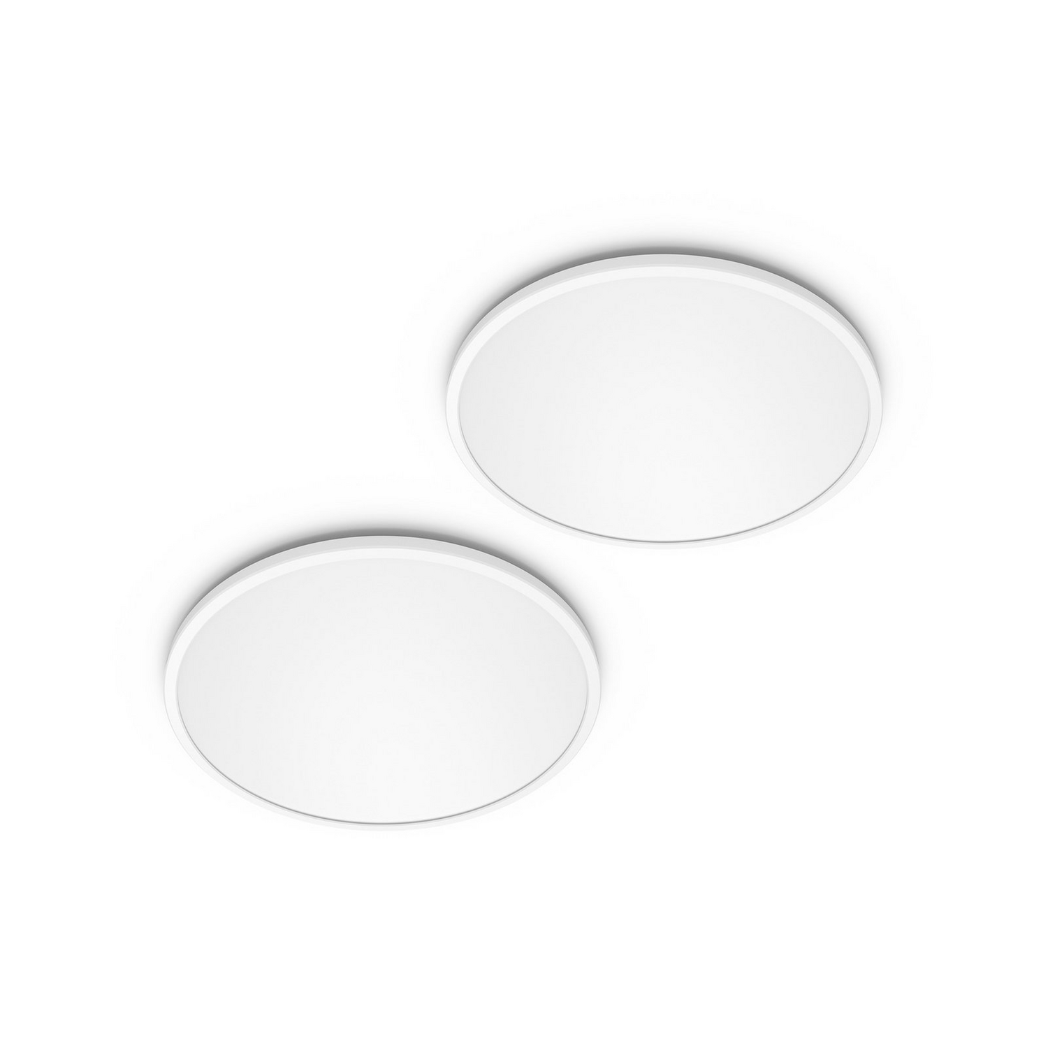 B-Ware Philips Led Super Slim Deckenleuchte Leuchte Weiß Ip44 ø 25cm 2700 K 2 Sets - 8721103040916