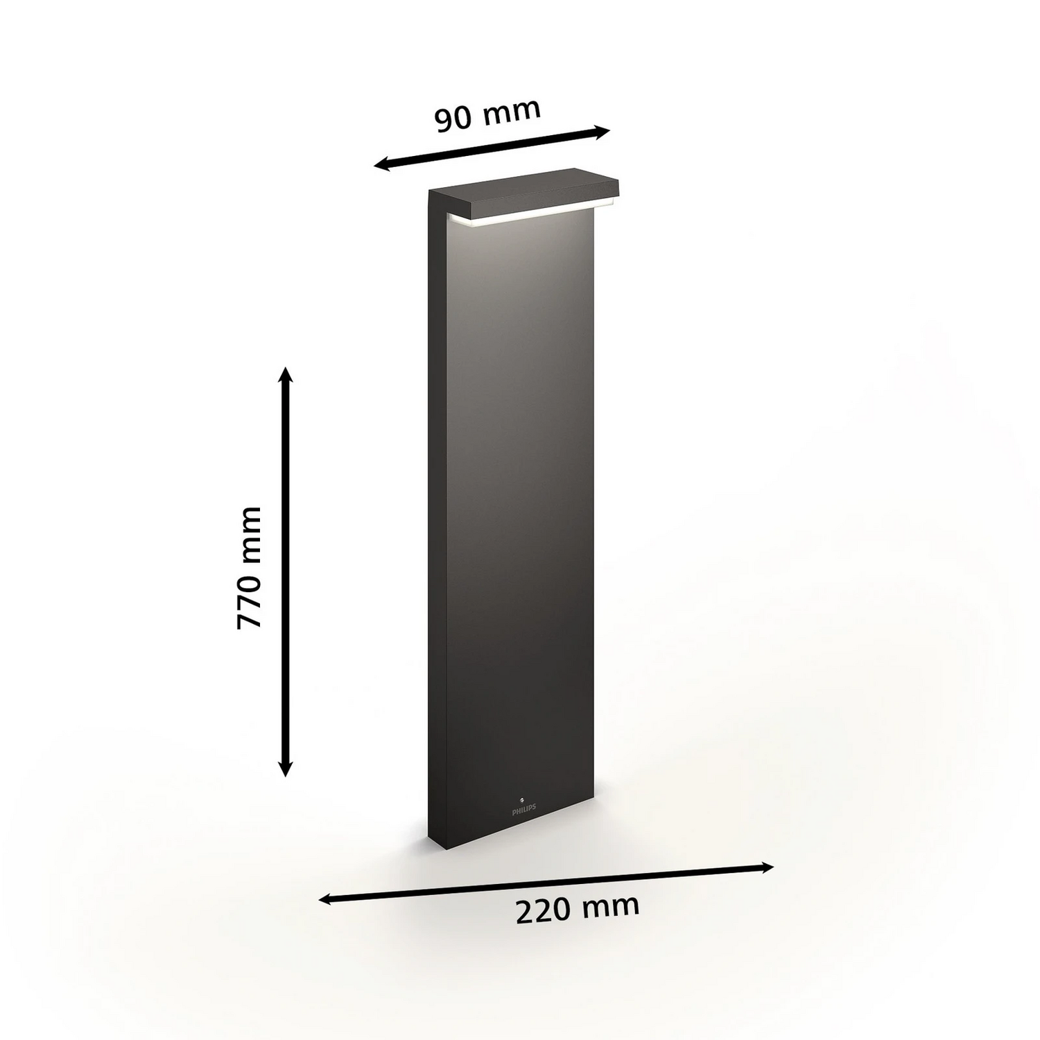 B-Ware Philips Led Wegeleuchte Bustan Ue 2.700 K Sockellampe Lampe Leuchte Spot Li222 - 8720169257436
