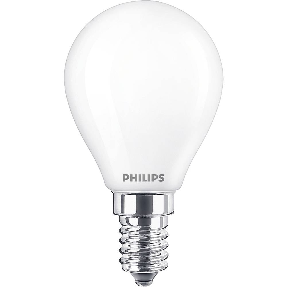 Philips LED Lampe Glühbirne E14 Tropfenform Warmweiß 4,3 W Weiß 2er-Pack 3 SETS - 8718699777715