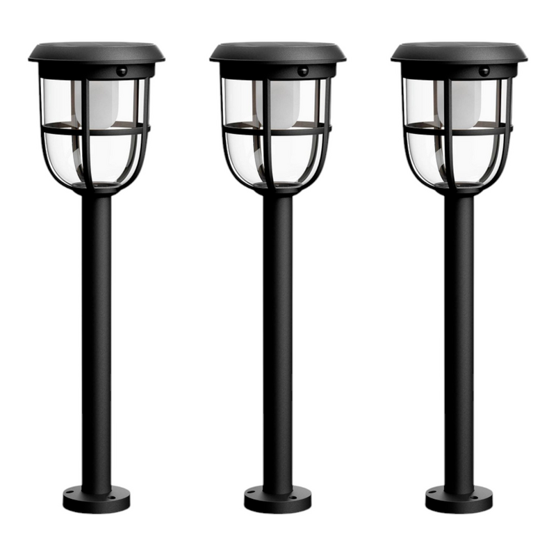 Philips Lighting 8720169267213 Radii Solar Außenstandleuchte Wegeleuchte 3 Stück B-Ware - 8720169267213