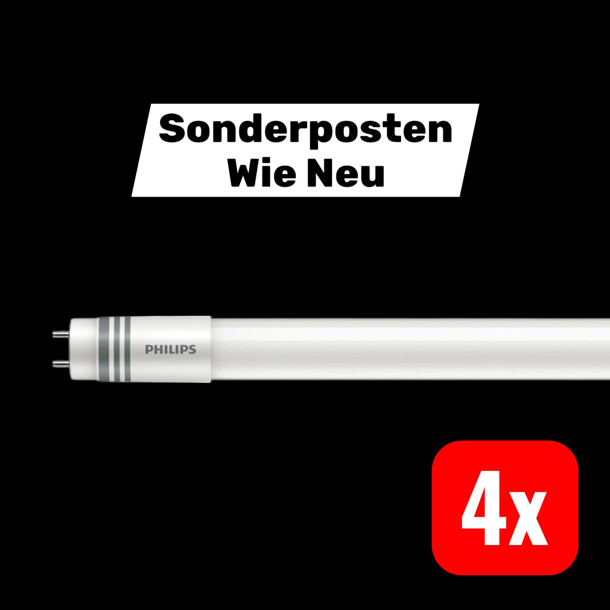 Philips Lighting LED Röhrenform Leuchtmittel T8 18W Ø x L 28x1214mm 4 STÜCK - 8718696801680