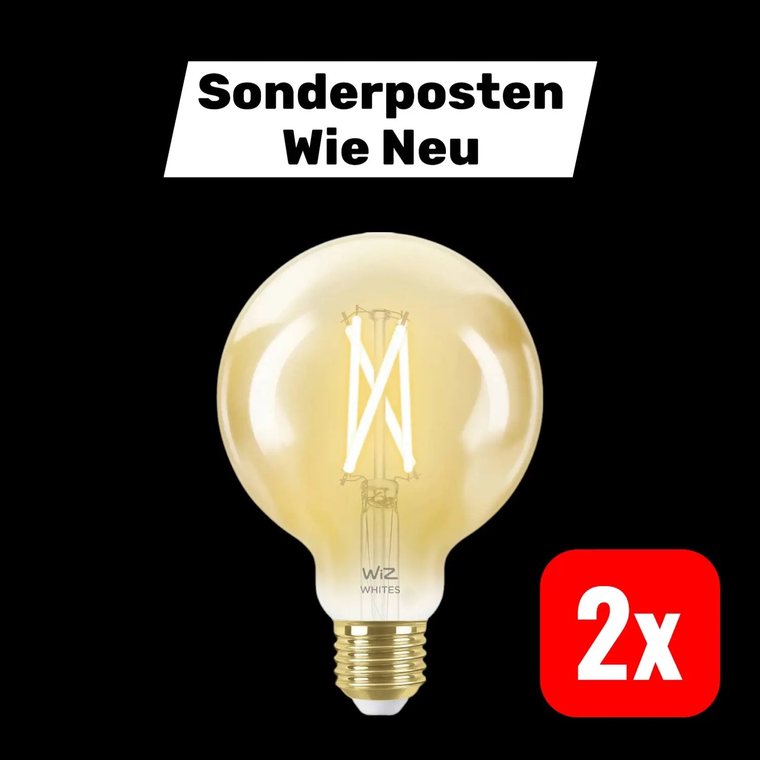 B-Ware Philips Lighting Wi Z Led Lampe E27 Bernstein Warmweiß Neutralweiß 2 Stück - 8718699786793
