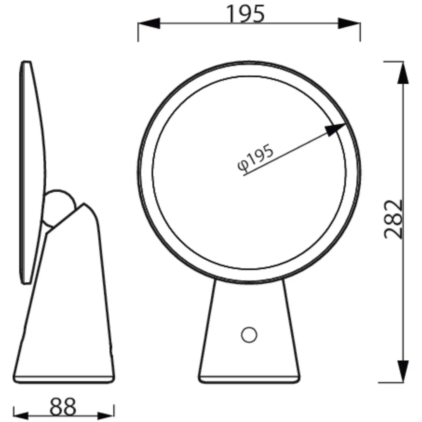 B-Ware Philips Spiegelleuchte Schminkleuchte Led Lichtmodi Metall Usb Rosé Dsk205 4,5 W - 8719514420458