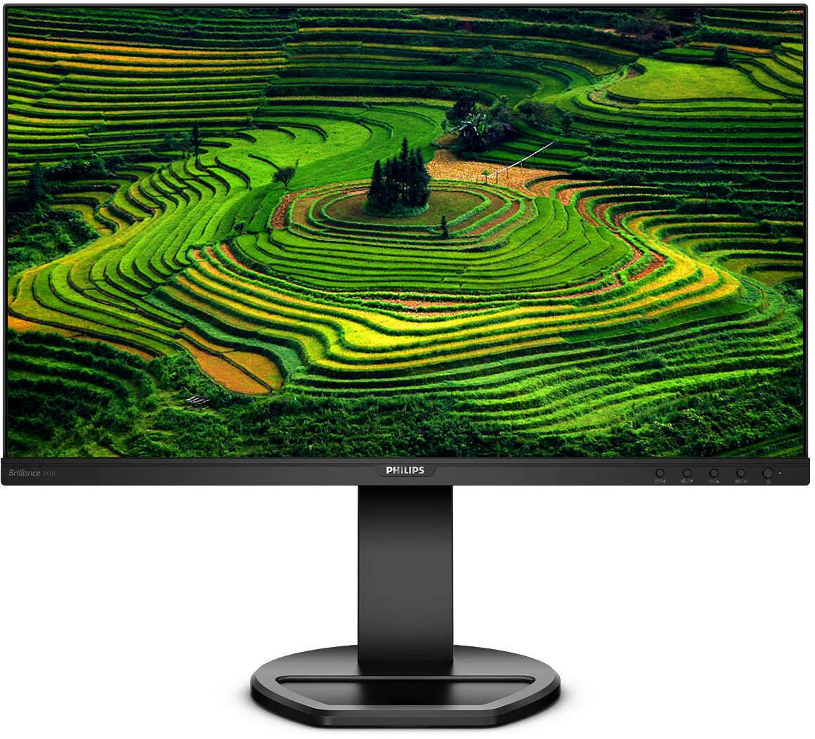 B-Ware Philips B Line Led Monitor Monitor Pc Bildschirm 24" 920 X 1080 Full Hd 1080p - 8712581756413