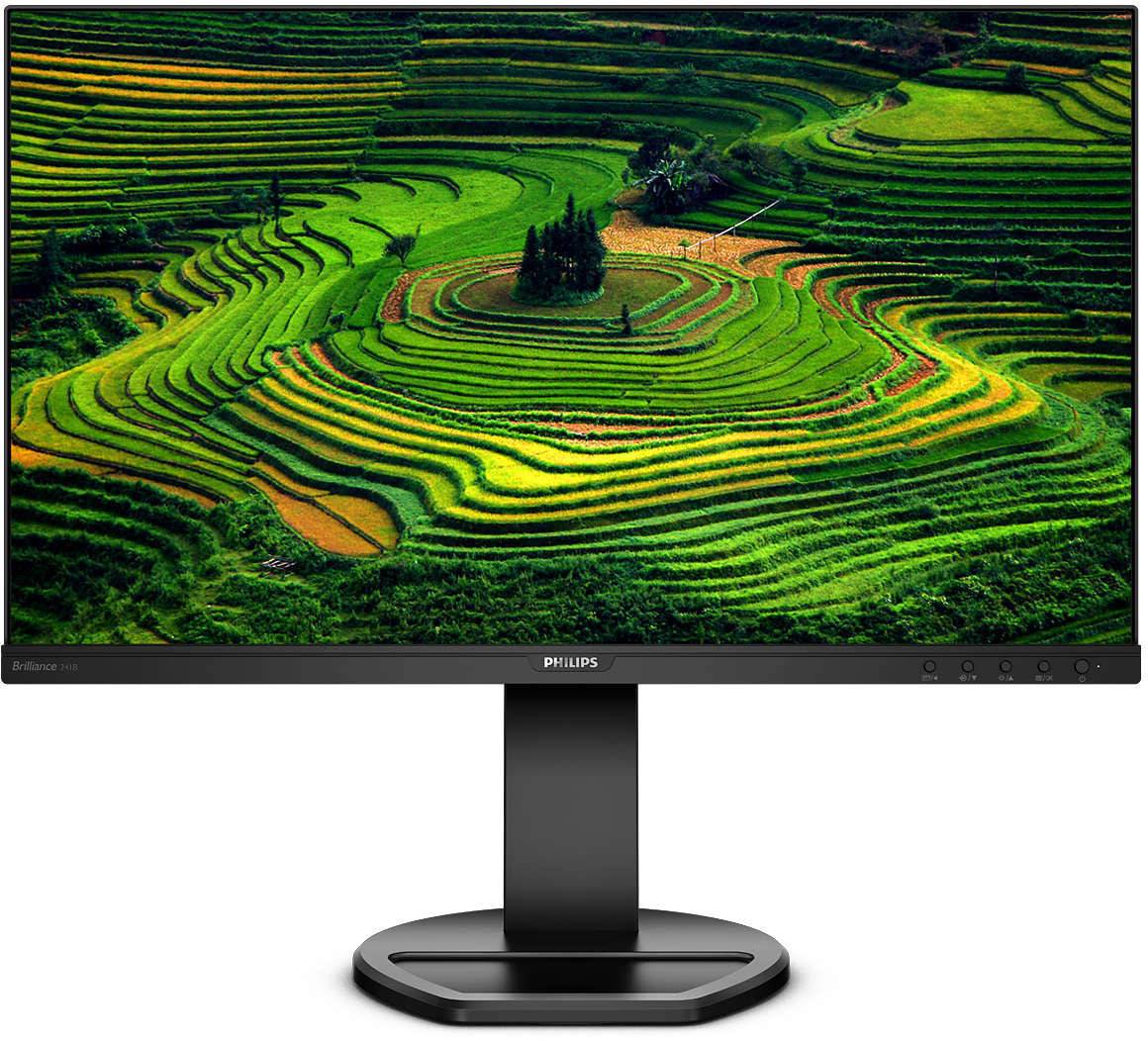 Philips B Line LED-Monitor Monitor PC Bildschirm 24" 920 x 1080 Full HD 1080p - 8712581756413