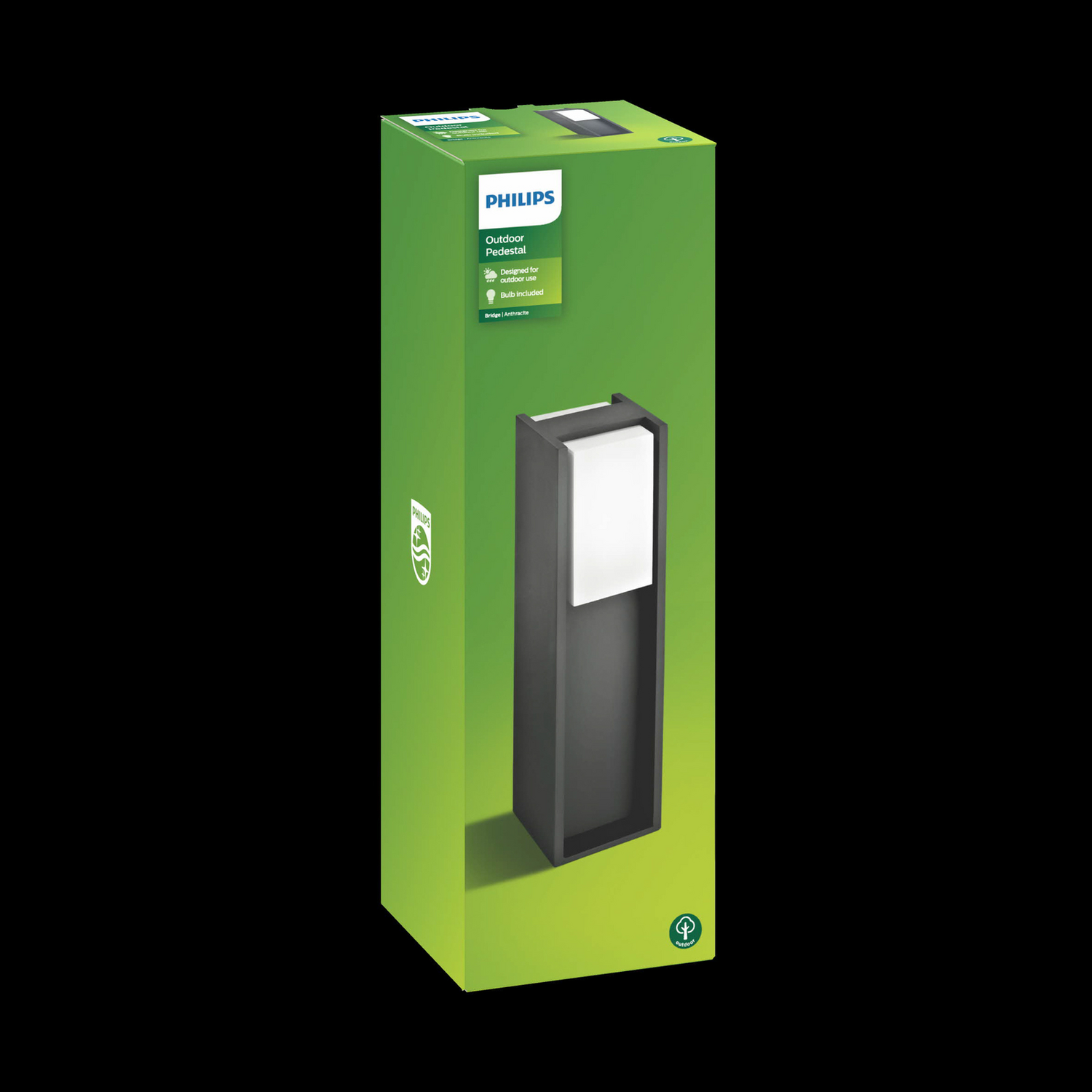 Philips My Garden Sockellampe Wegeleuchte E27 Anthrazit Außenleuchte Aluminium B-Ware - 8719514385825