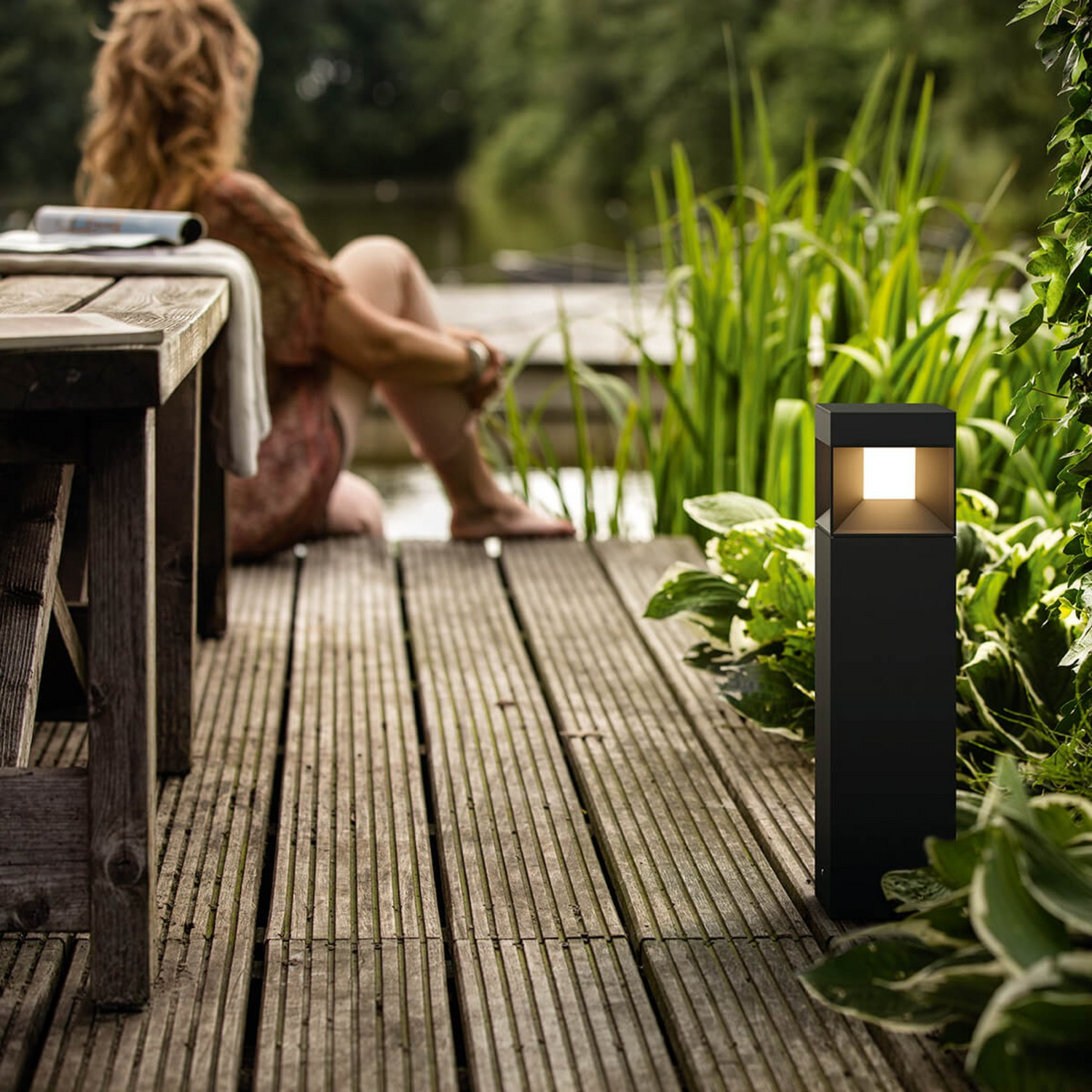 B-Ware Philips Parterra Led Sockelleuchte Gartenleuchte Wegeleuchte Außenleuchte Lampe - 8718696158852