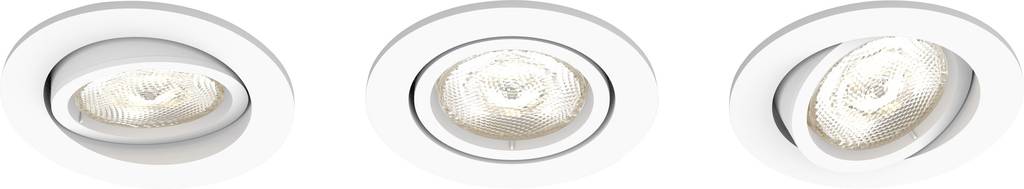 Philips Lighting Shellbark 5020331P0 LED-Einbauleuchte 3er Set 13.5 W Warm-Weiß - 8718696160299