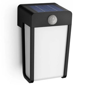 B-Ware Philips Wandleuchte Shroud Solar Lampe Led 2700 K Schwarz Außenbereich 2,3 W Ip44