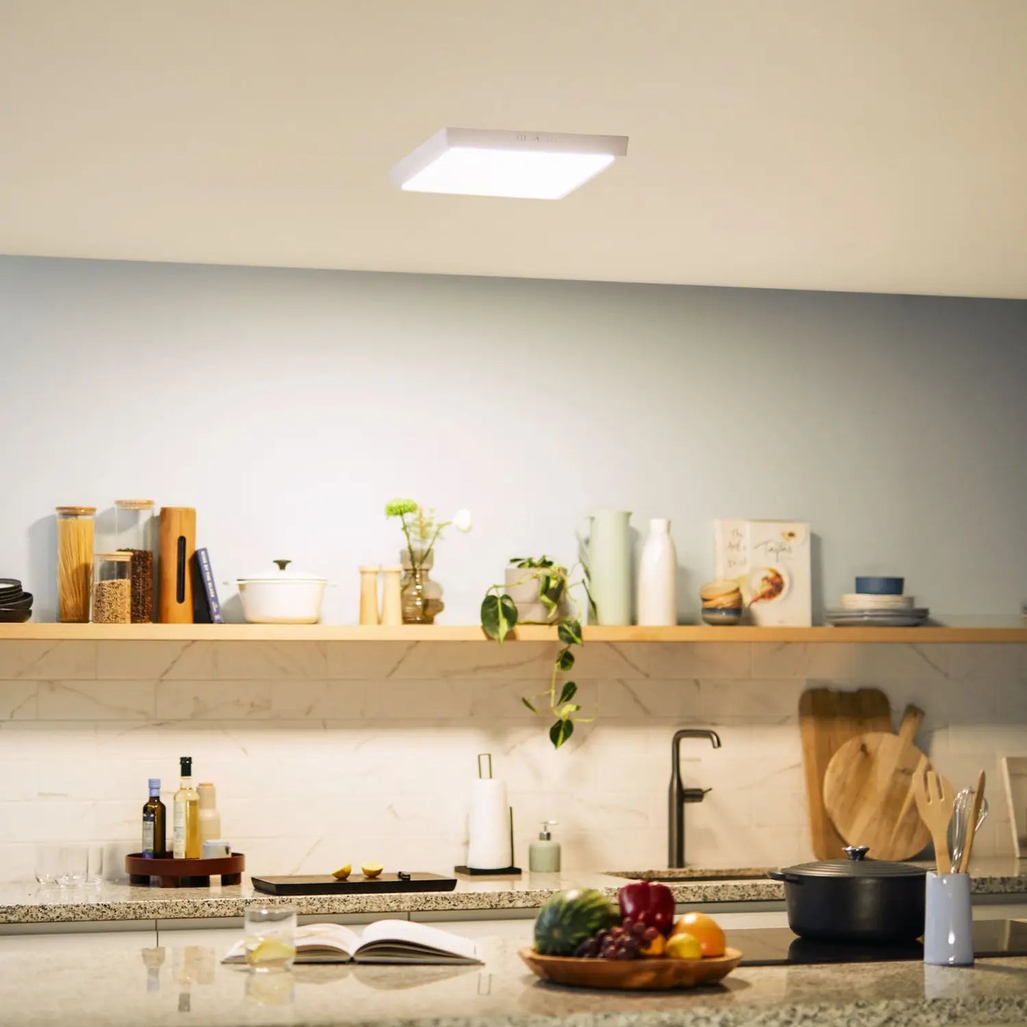 B-Ware Philips Deckenleuchte Deckenlampe Led Slim Surface Weiß Quadrat Warmweiß 28 Cm - 8719514328792