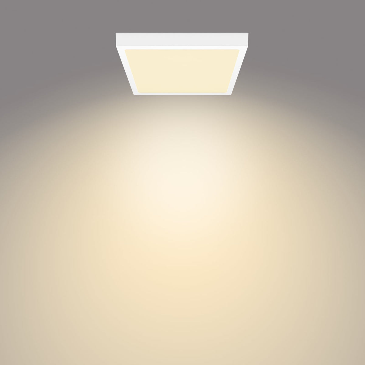 Philips Deckenleuchte Deckenlampe LED Slim Surface Weiß Quadrat Warmweiß 28 cm - 8719514328792