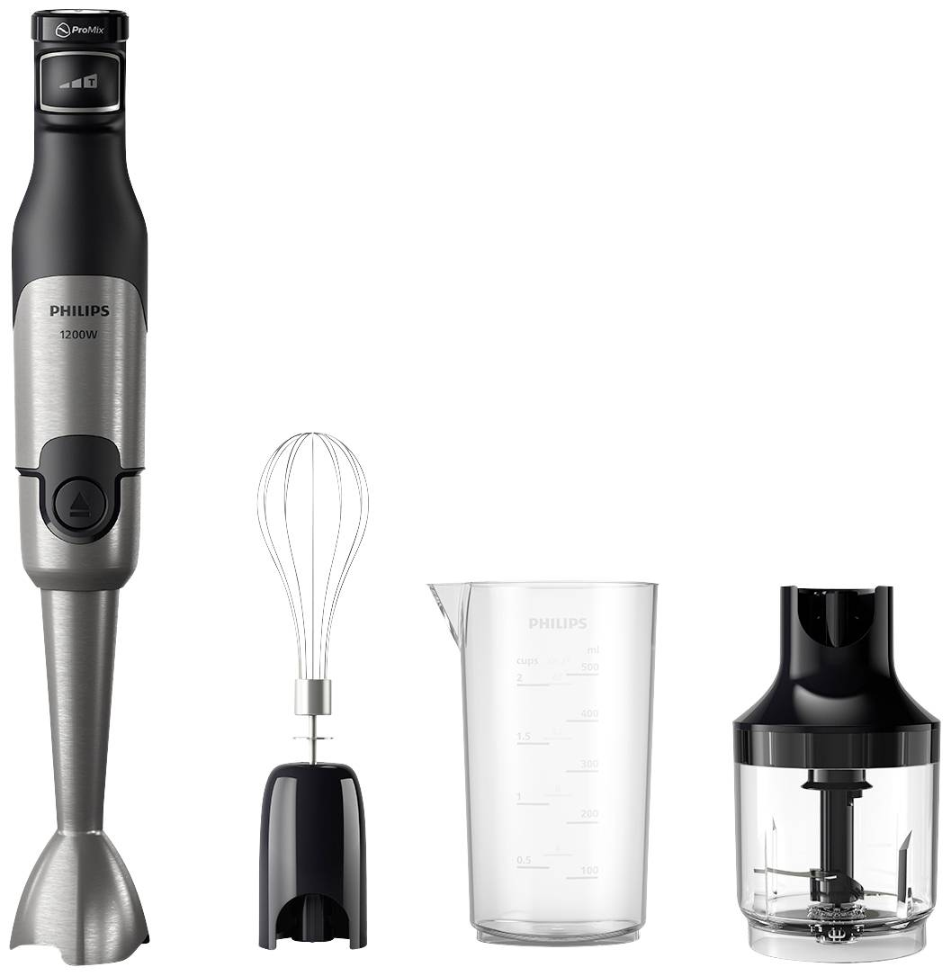 B-Ware Philips Home Hr2683/00 Stabmixer 1200 W Mixstab Für Suppen Schneebesenaufsatz