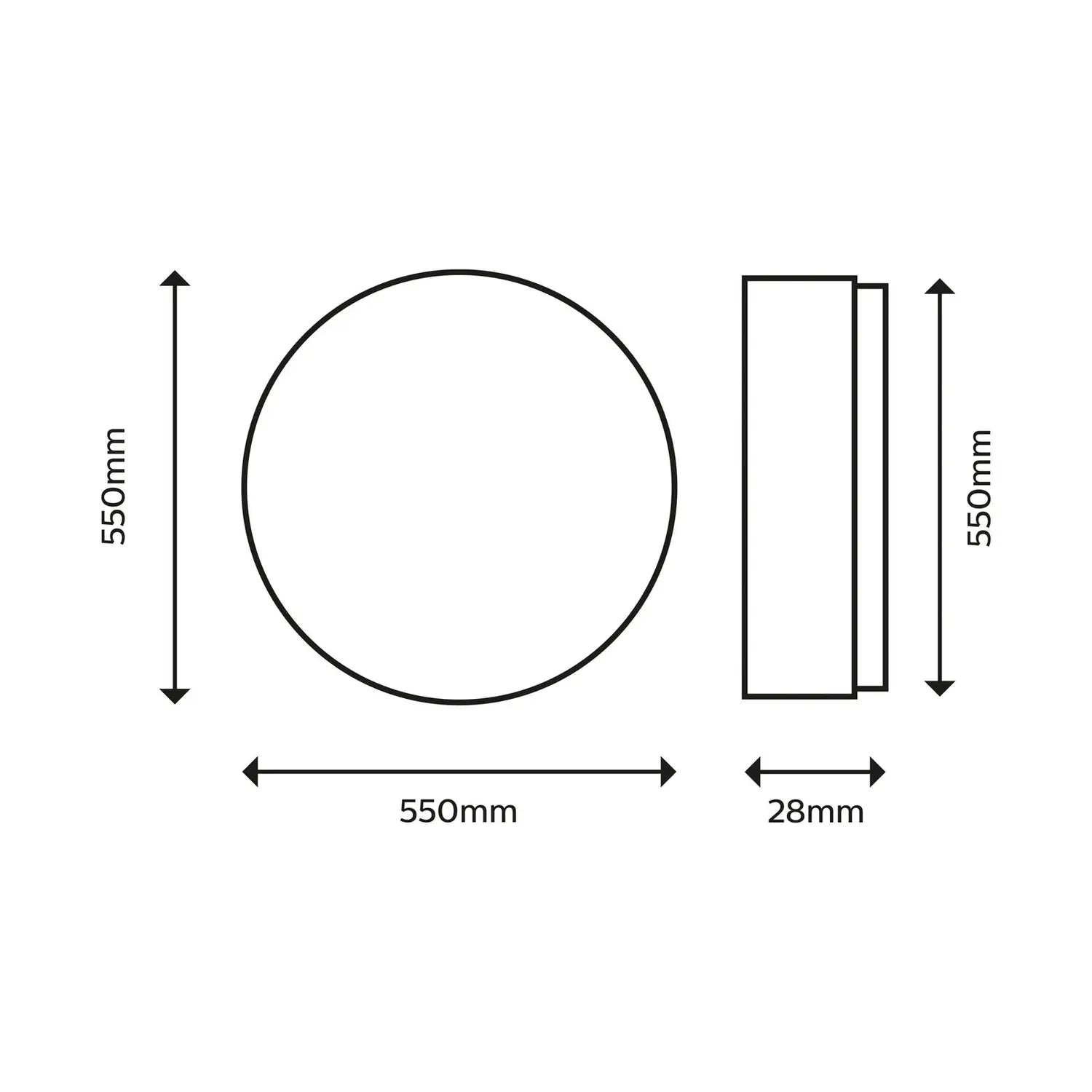 B-Ware Philips Super Slim Deckenlampe Deckenleuchte Led 2.700 K ø54cm Weiß Siehe Text - 8719514327146