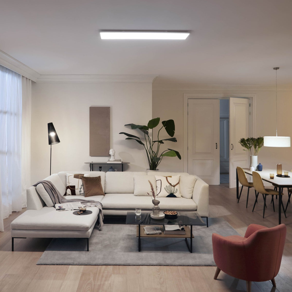 Philips Touch LED-Panel Leuchte Licht 120x30cm Deckenleuchte 4000K weiß - 8719514326743