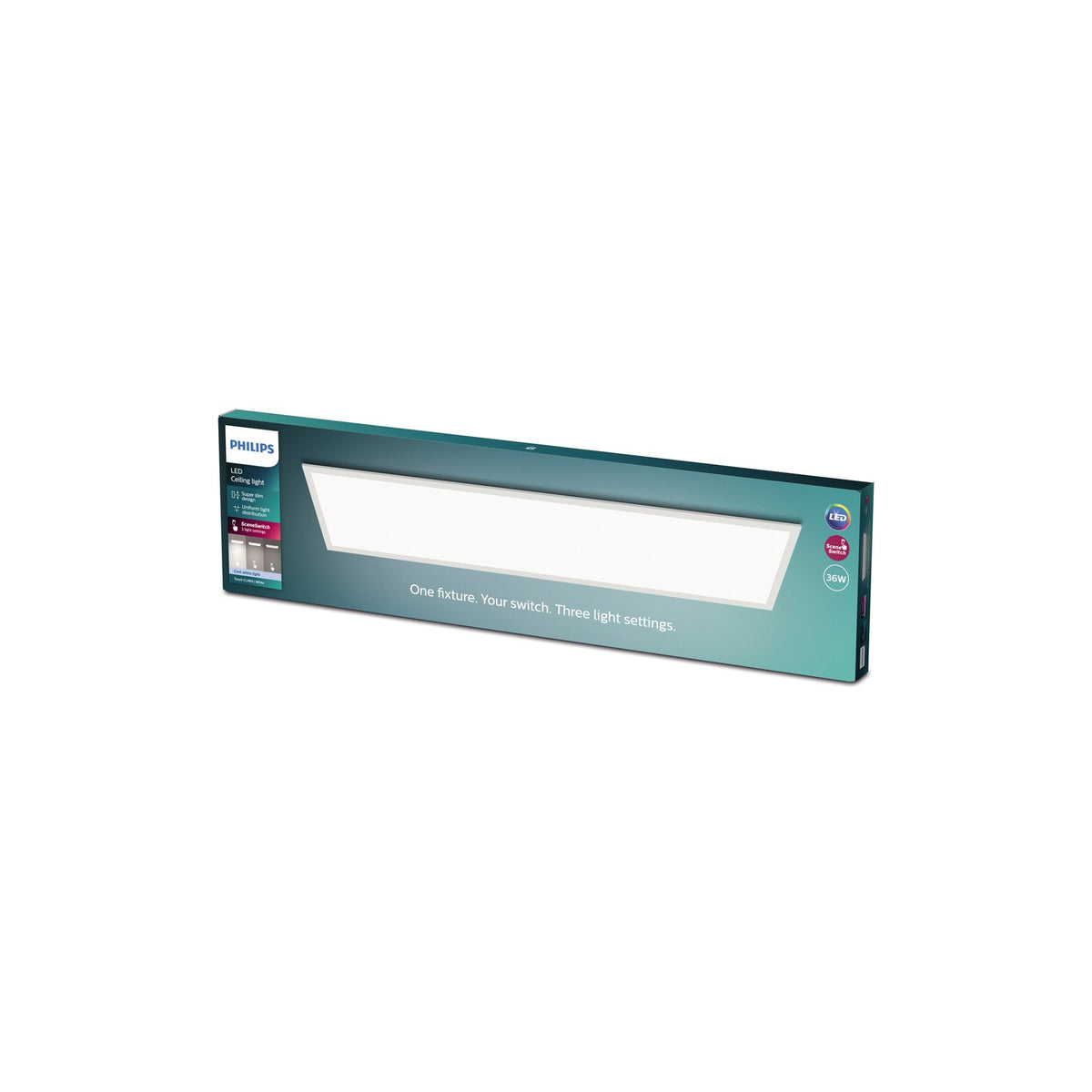 Philips Touch LED-Panel Leuchte Licht 120x30cm Deckenleuchte 4000K weiß - 8719514326743