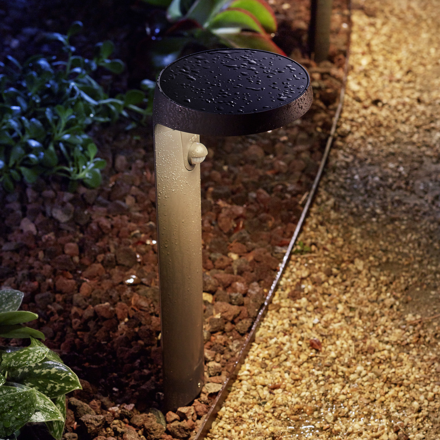 Philips Tyla Solar Sockelleuchte Gartenlampe Sensor 1,2 W 250lm Außenbereich      B-Ware - 8719514476936