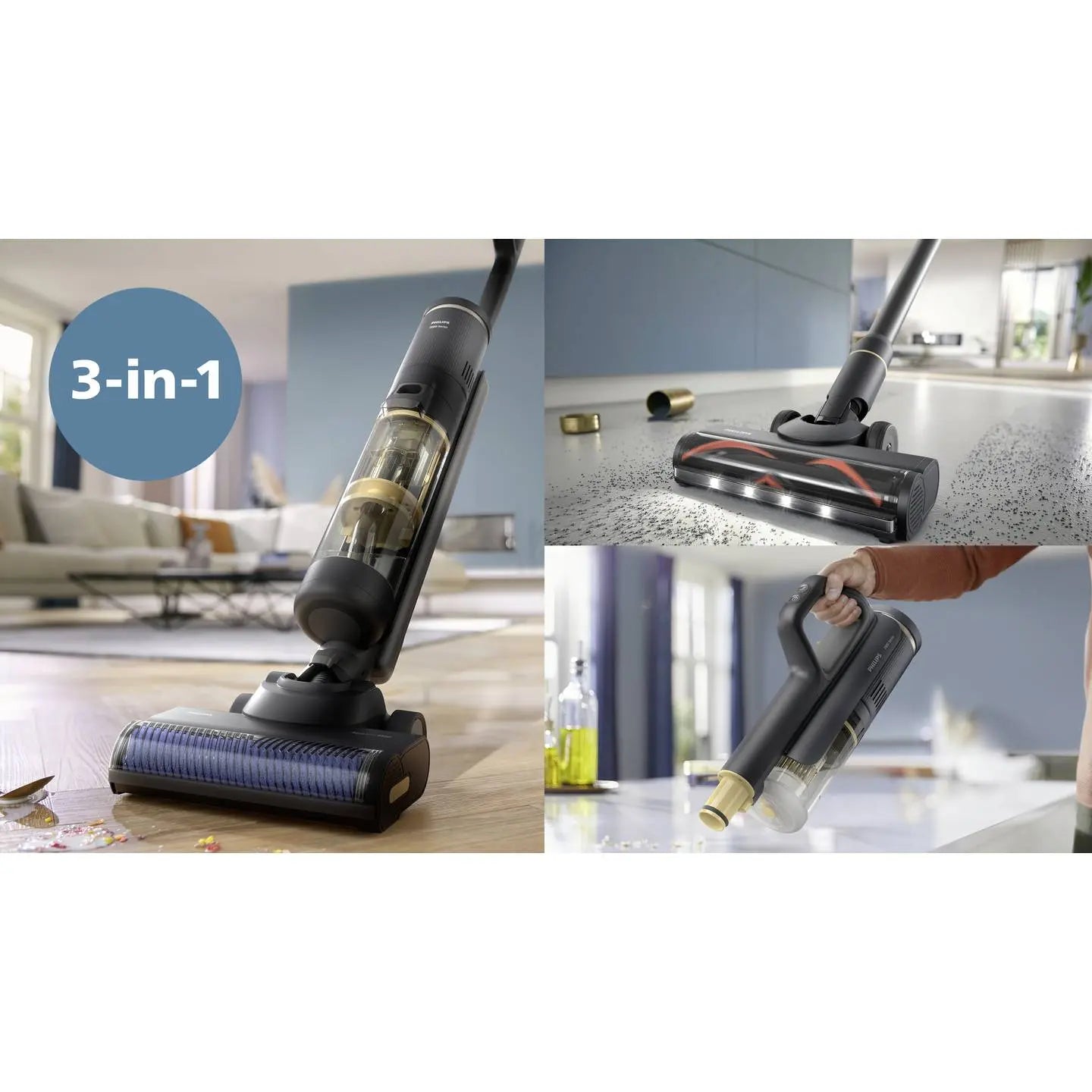 B-Ware Philips 7000 Serie Akku Nasssauger Staubsauger Schwarz Haustierhaushalte - 8720389042119