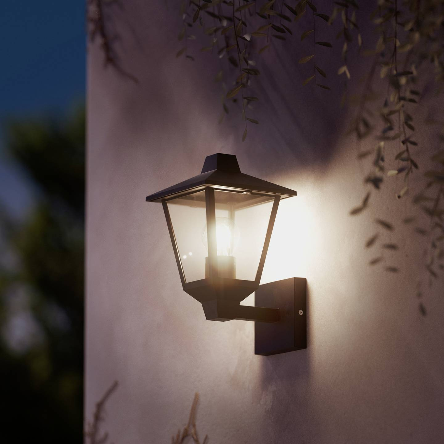 B-Ware Philips Wa Up Max 25 W Bl Hv Außenwandleuchte Laterne Außenlampe Bewegungssensor - 8720169351394