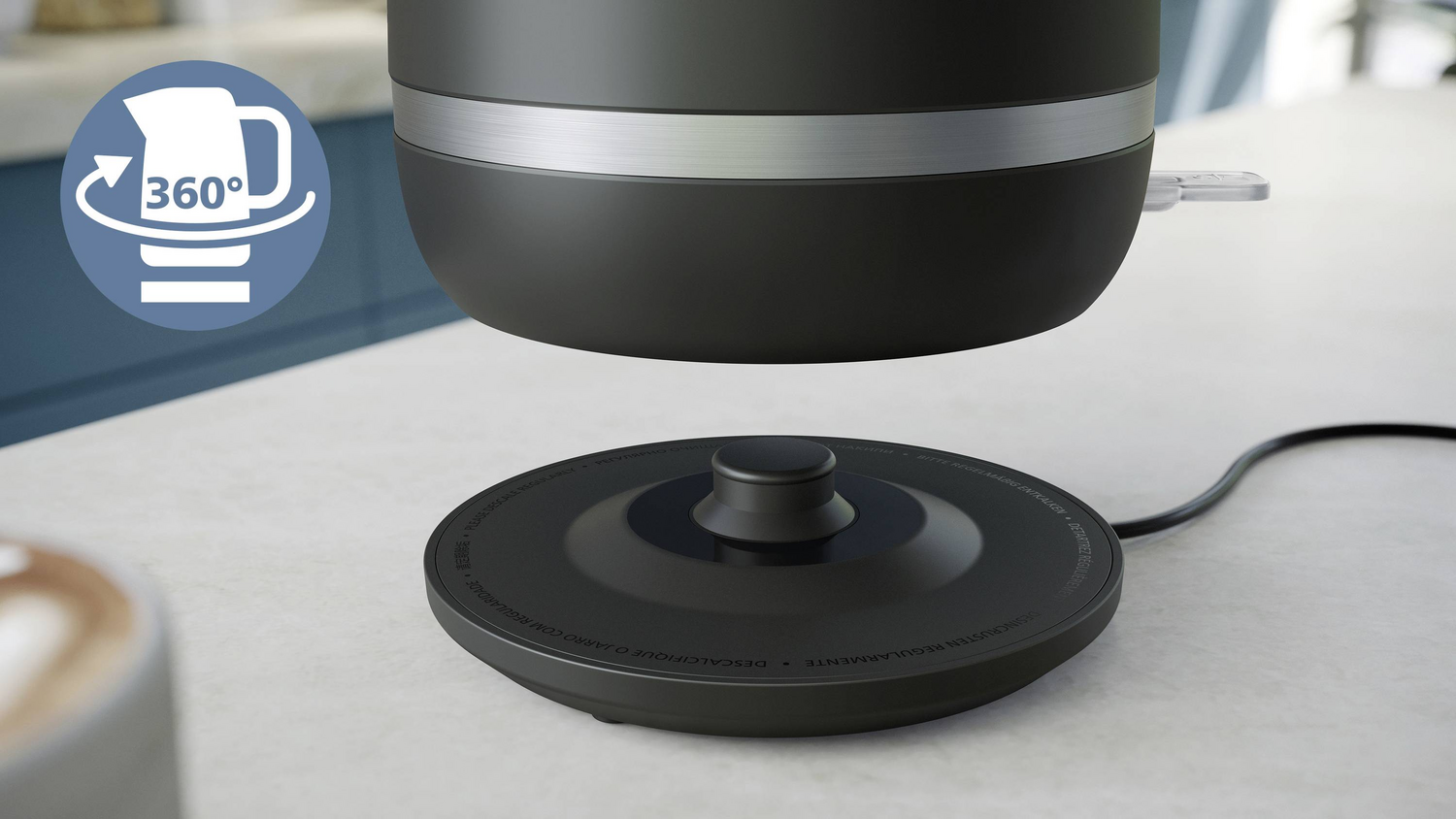 B-Ware Philips Home Hd9395/90 Wasserkocher Schwarz Wassererhitzer Teekocher Küchenge694