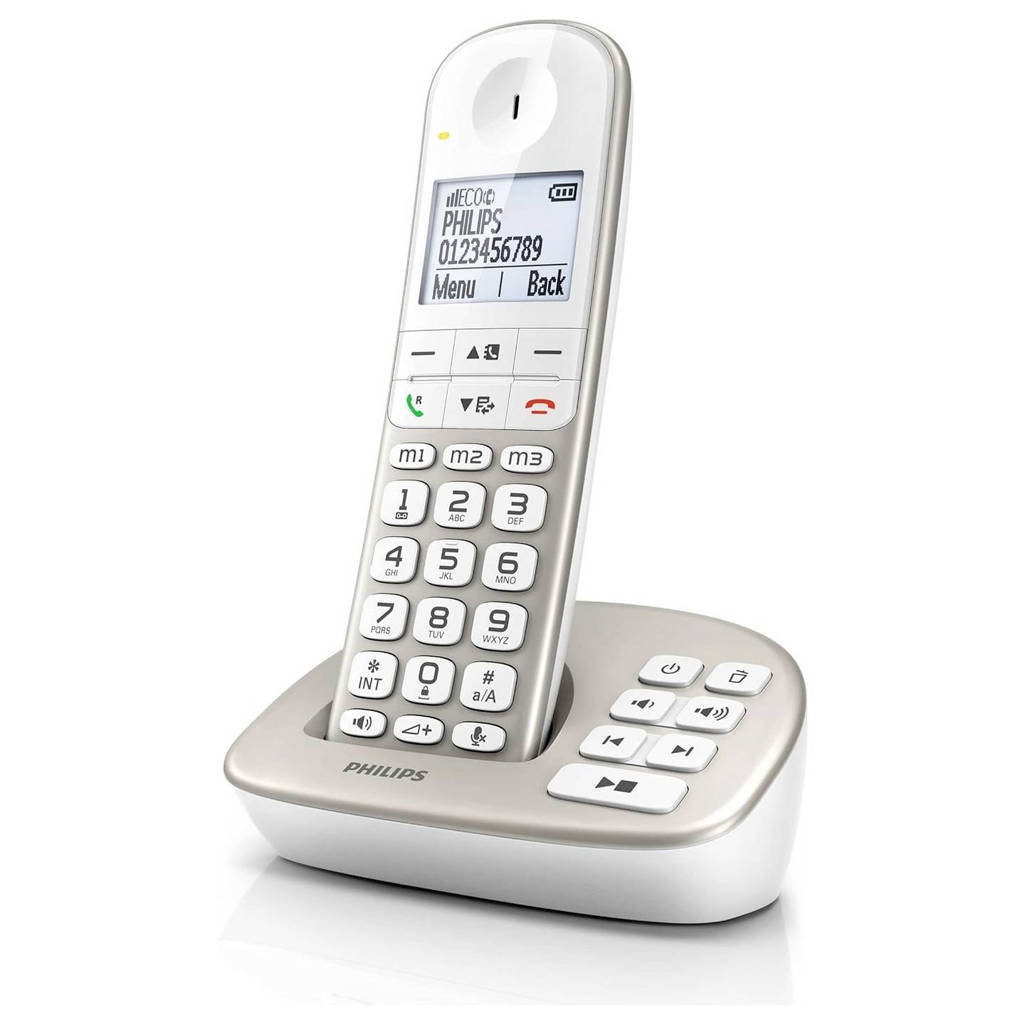 B-Ware Philips Xl4951 S38 Schnurlostelefon Telefon Haustelefon Weiß Freisprechfunktion