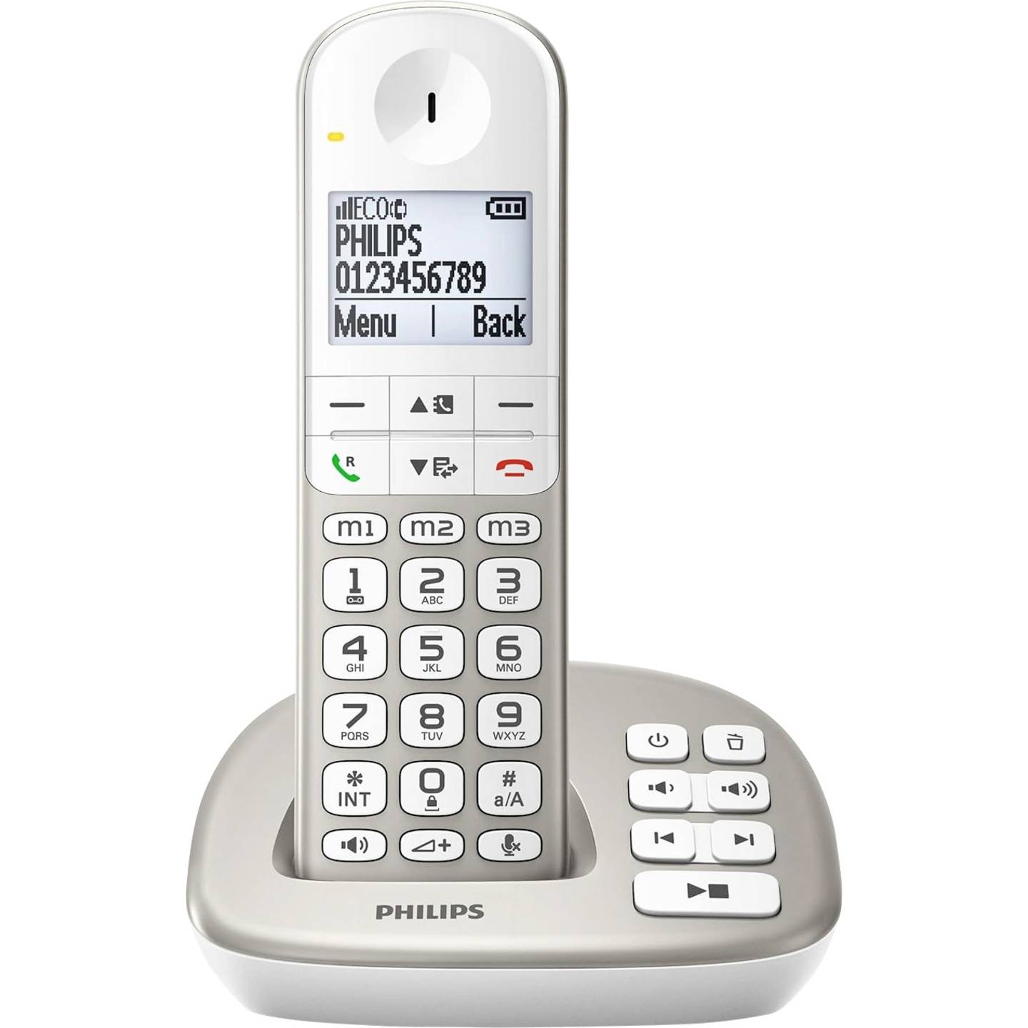 B-Ware Philips Xl4951 S38 Schnurlostelefon Telefon Haustelefon Weiß Freisprechfunktion