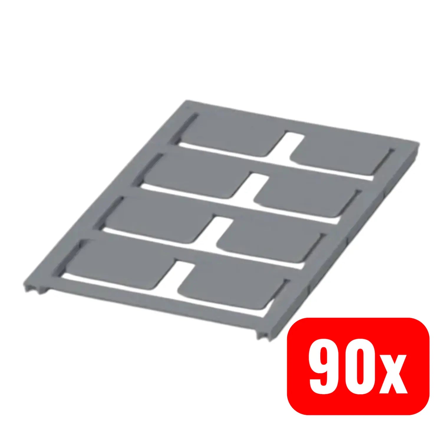 B-Ware Phoenix Contact Gerätemarkierung Schildchen Uc Emp 27x18mm Aufclipsen 90 Stück - 4046356365635