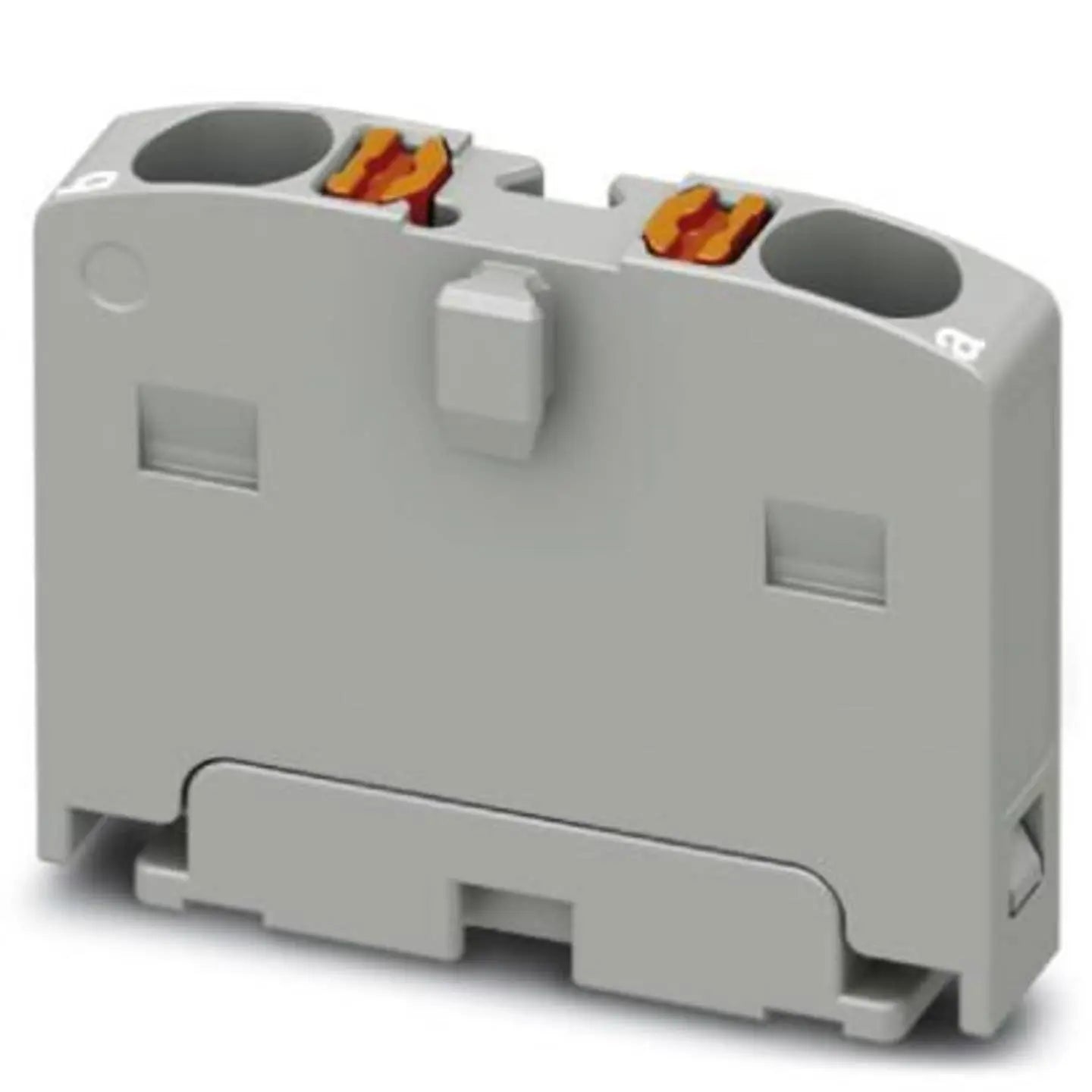 B-Ware Phoenix Contact Verteilerblock Klemme Push In Grau 50 Stück Tragschienenadapter - 4055626638188