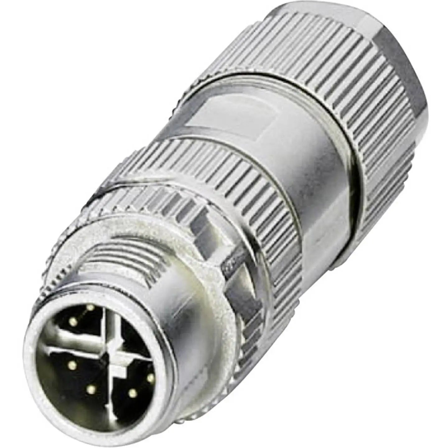 B-Ware Phoenix Contact Sensor Aktor Datensteckverbinder Stecker Verbindung Silber M12  - 4046356530699