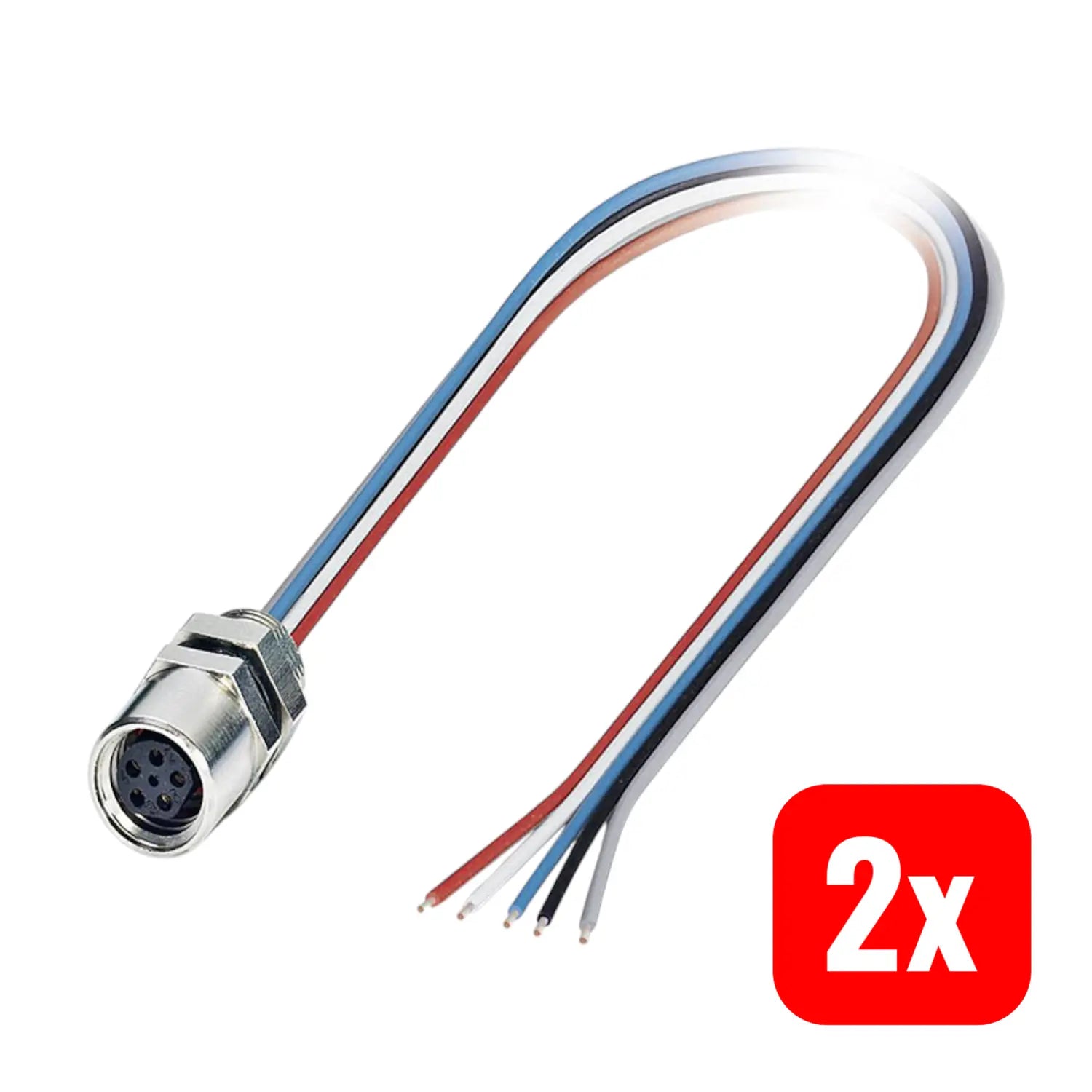 B-Ware Phoenix Contact 1440106 Sensor Aktor Einbau Steckverbinder M8 0,5 M 2 Stück - 4046356481335