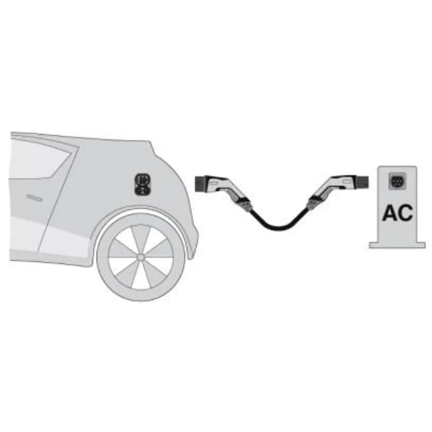 B-Ware Phoenix Contact E Mobility Ladekabel Kabel Typ 2 Mode 3 C Line Schwarz Grau 7 M - 4055626395623