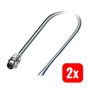 B-Ware Phoenix Contact Sensor Aktor Steckverbinder Einbaustecker M12 5pol 0,5 M 2 Stück
