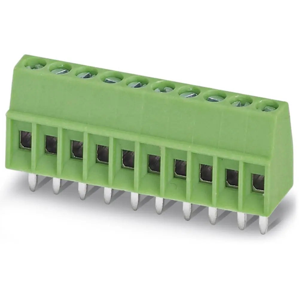 B-Ware Phoenix Contact Schraubklemmblock Klemmleiste 8polig Grün 100 Stück Leiterklemme - 4017918116316