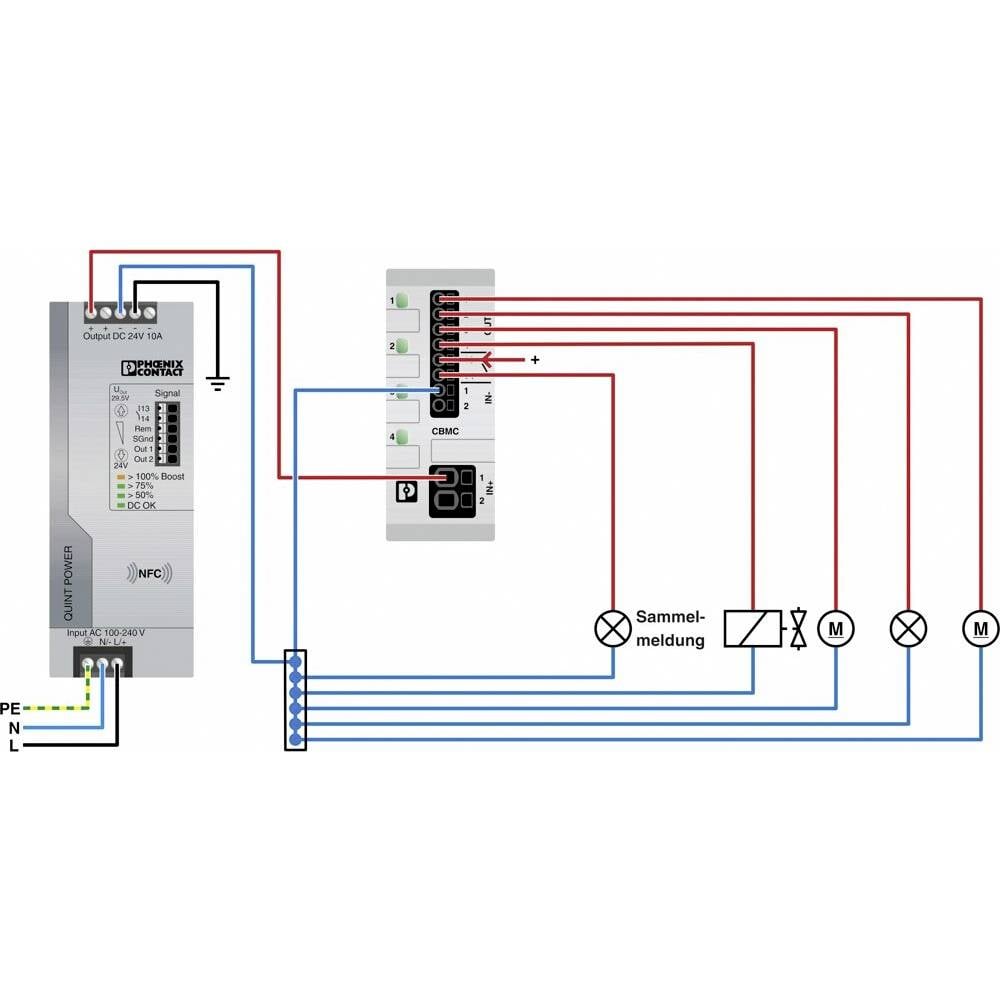 Phoenix Contact Schutzschalter Geräteschutzschalter CBMC E4 1 Schließer Grau - 4055626149356