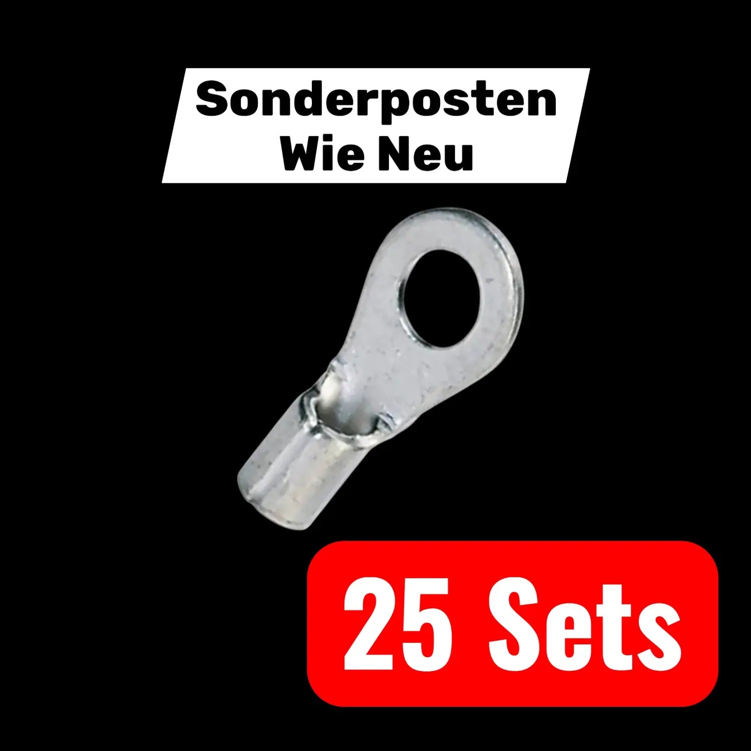 B-Ware Phoenix Contact 3240070 Ringkabelschuh Mm² ø=3.2 Mm Unisoliert Metall 25 Sets - 4046356452878