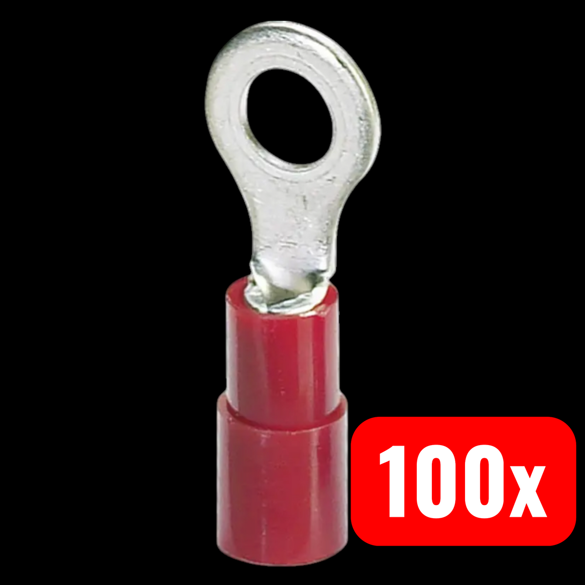 Phoenix Contact Ringkabelschuh Kabelschuh 10 mm² Loch-Ø 5.3 mm Rot 100 STÜCK - 4046356452090