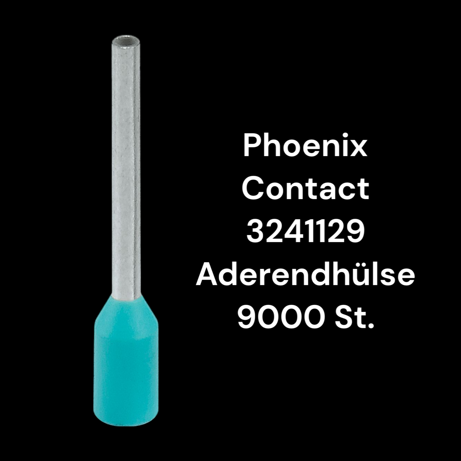 Phoenix Contact 3241129 Aderendhülse 1x0.34 Mm²x10 Mm Teilisoliert Türkis 9000 St B-Ware - 4046356733830
