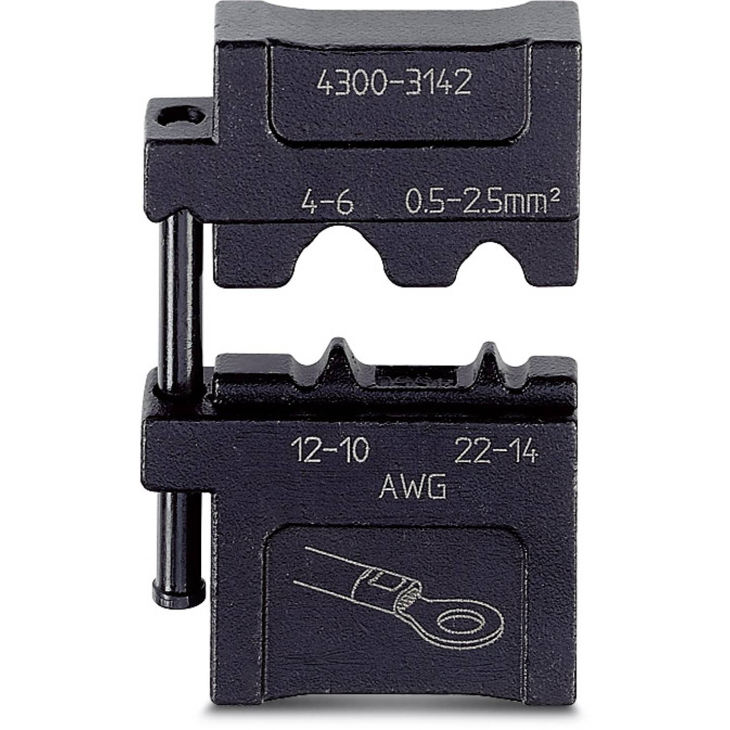 B-Ware Phoenix Contact Crimpgesenk Einsatz Kabelschuhe 0.5 Bis 6 Mm² Crimpfox M - 4046356454490