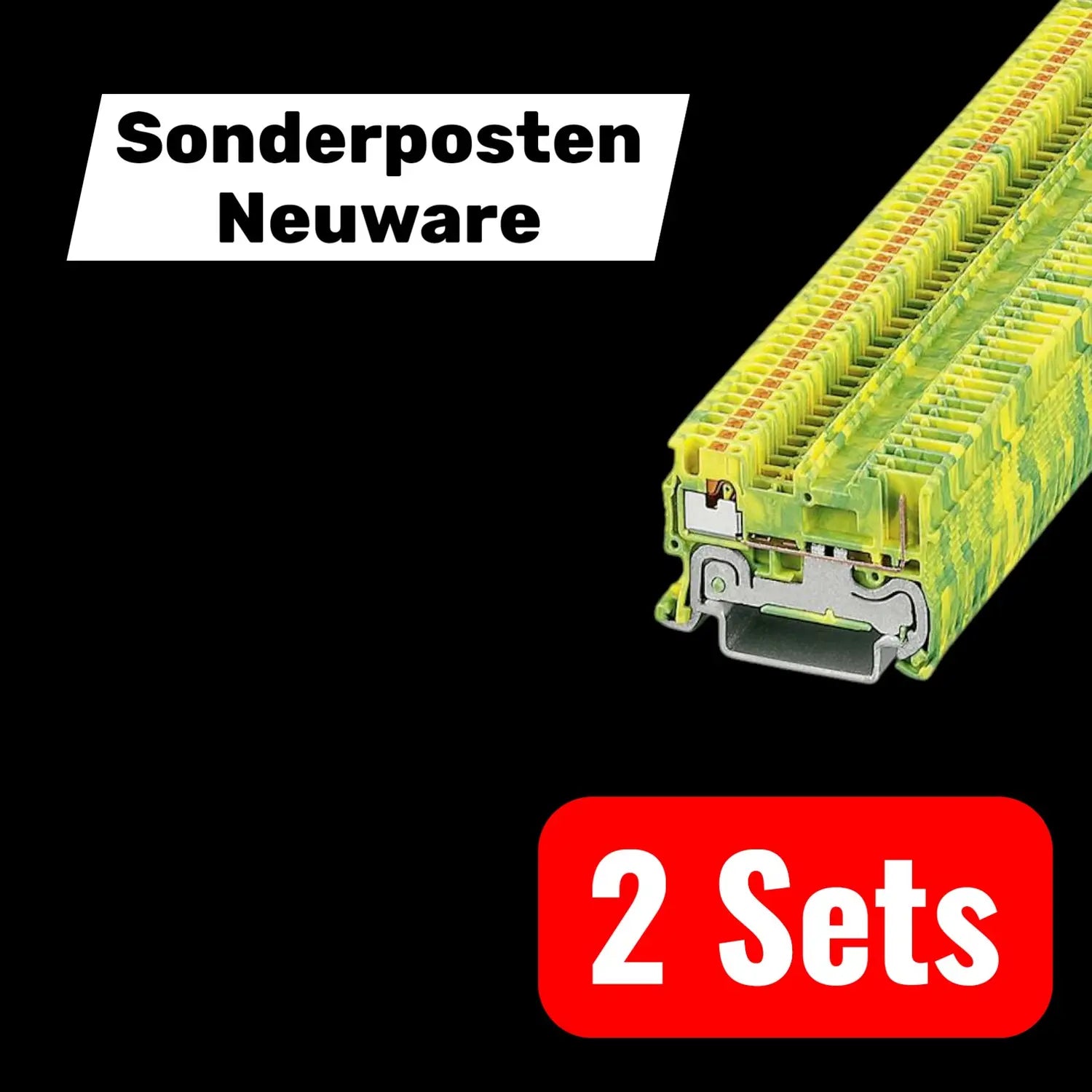 B-Ware Phoenix Contact Dreistock Schutzleiterklemme Schutzleiter Reihenklemme 2 Sets - 4046356565370