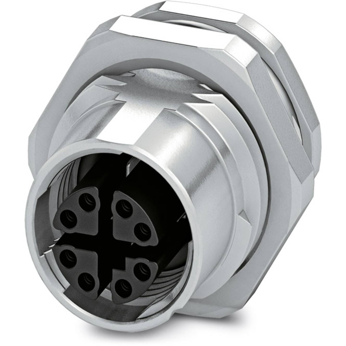 Phoenix Contact Einbaubuchse Buchse Steckverbinder CAT6a M12 8polig Stecker - 4046356692656