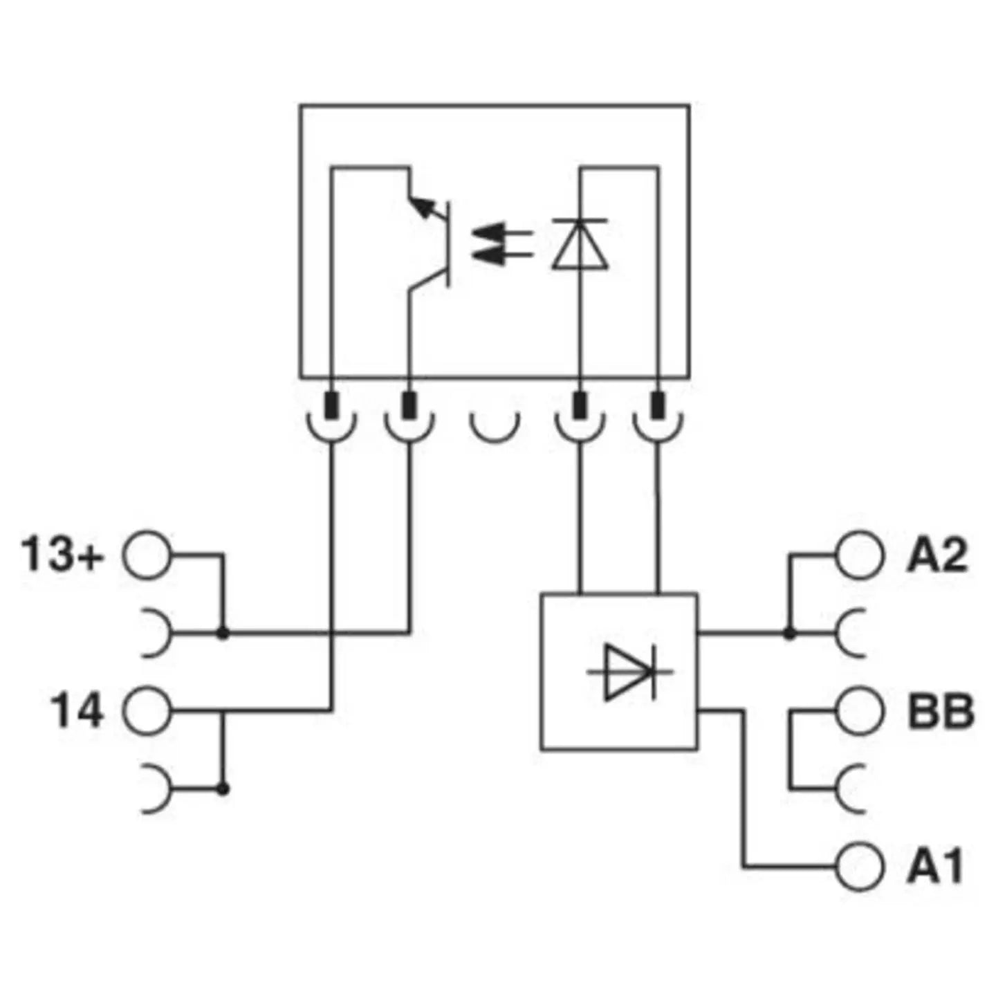 B-Ware Phoenix Contact Halbleiterrelais Relais Plc Opt 120 Uc 48 Dc 100 Sen Push In Klemme - 4046356506854