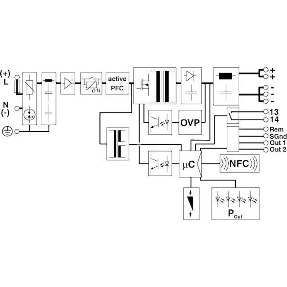 B-Ware Phoenix Contact Hutschienen Netzteil Stromversorgung Netzgerät 48 V 10 A Quint4 Ps