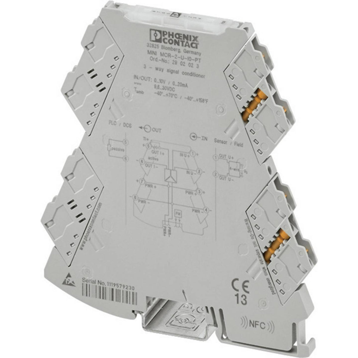 Phoenix Contact Trennverstärker Signaltrenner MINI MCR-2-I-I Normsignal 24 VDC - 4046356649490