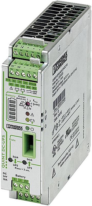 B-Ware Phoenix Contact Quint Ups/ 24 Dc/ 24 Dc/10 Industrielle Usv Anlage (Din Rail) - 4046356554206