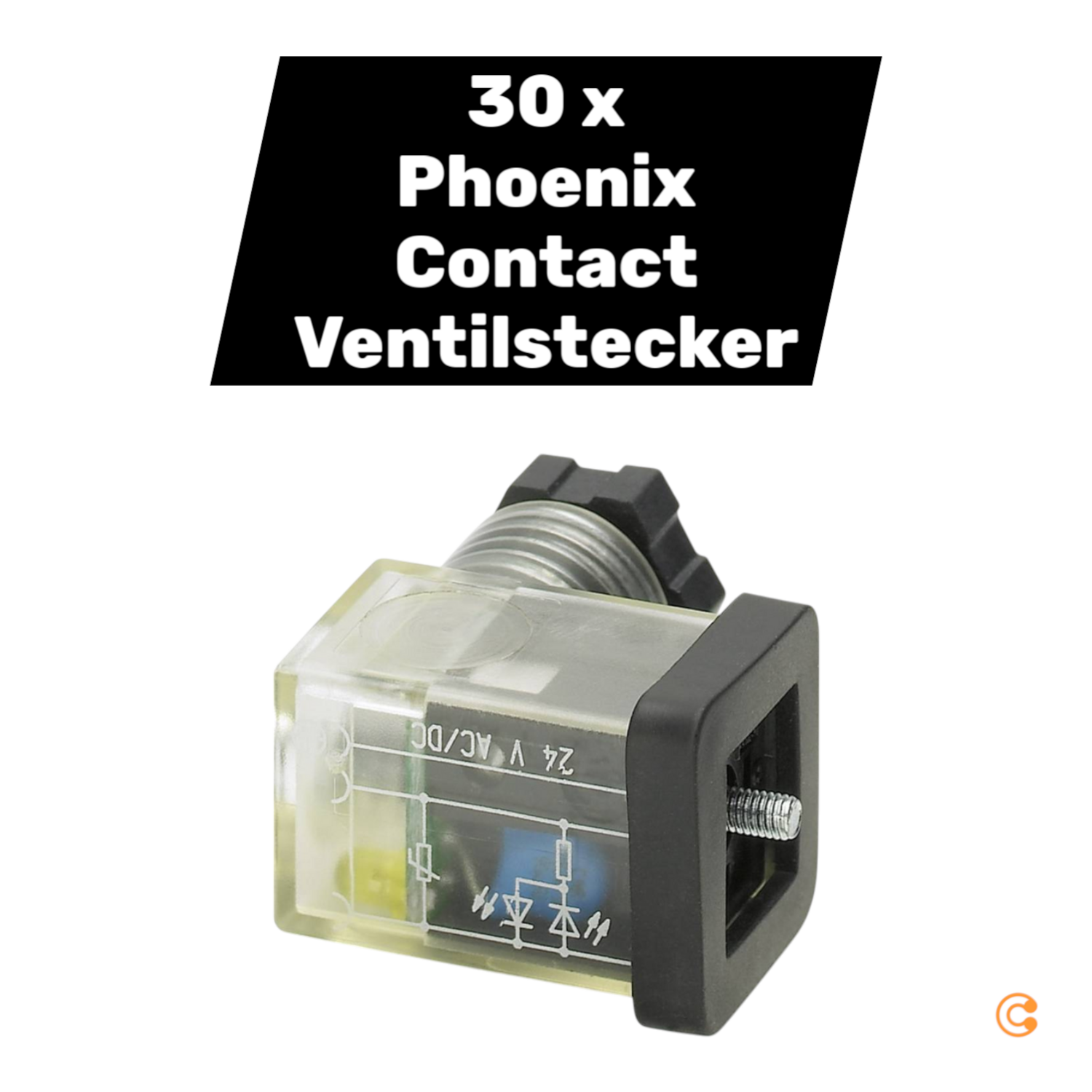 Phoenix Contact Ventilstecker Anschlussstecker 230 V Sacc Vb 3 Con  30 Stück B-Ware - 4046356536455