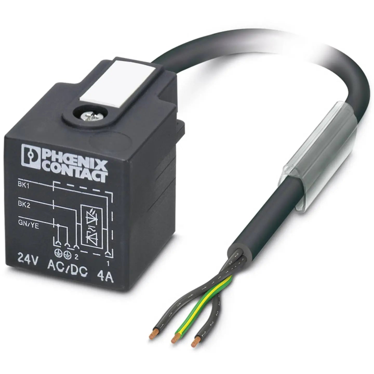 B-Ware Phoenix Contact Sensoraktor Kabel Leitung Verbindung Schwarzgrau 3polig 10m Led - 4046356413398