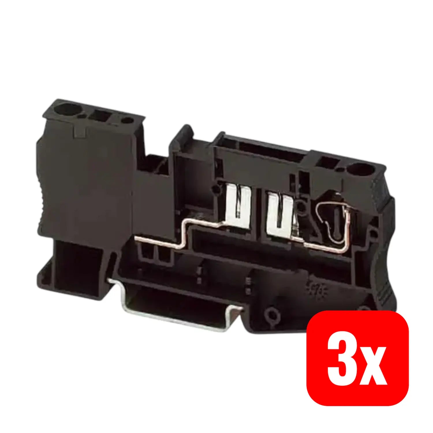 B-Ware Phoenix Contact Sicherungsklemme Reihenklemme Automat Flachsicherung 3 Stück - 4017918890445