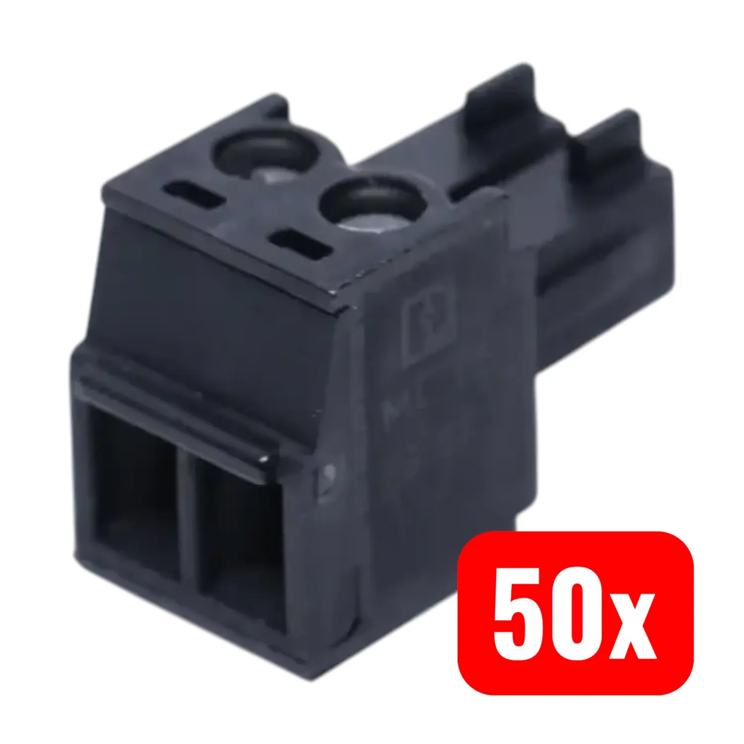 B-Ware Phoenix Contact Anschlussblock Klemmenblock Plug Steckverbinder Schwarz 50 Stück - 4017918464196